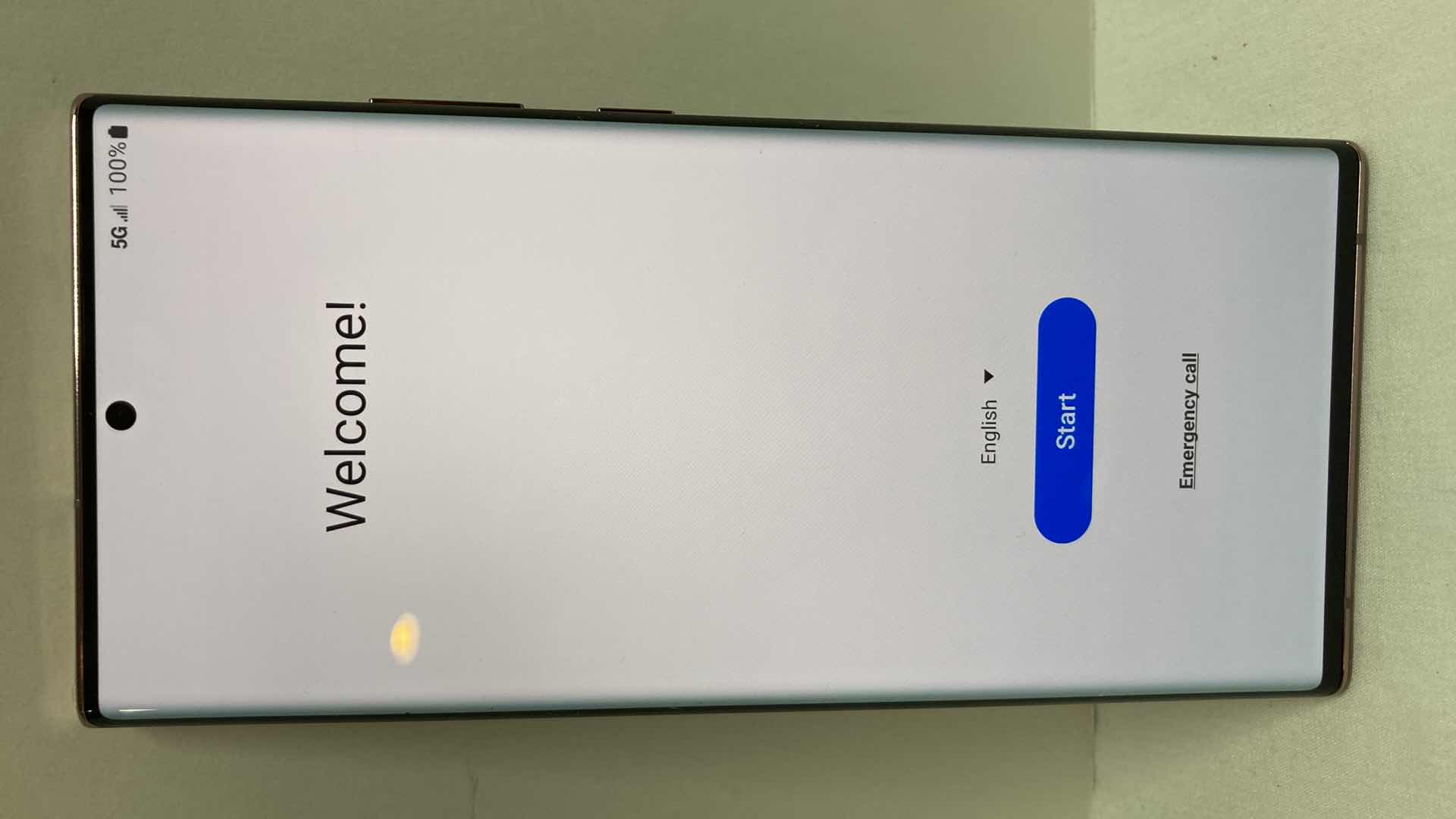 Photo 1 of GALAXY NOTE 20 ULTRA 5G MYSTIC BRONZE CELL PHONE T-MOBILE SERVICE W GOTO BLACK PHONE CASE