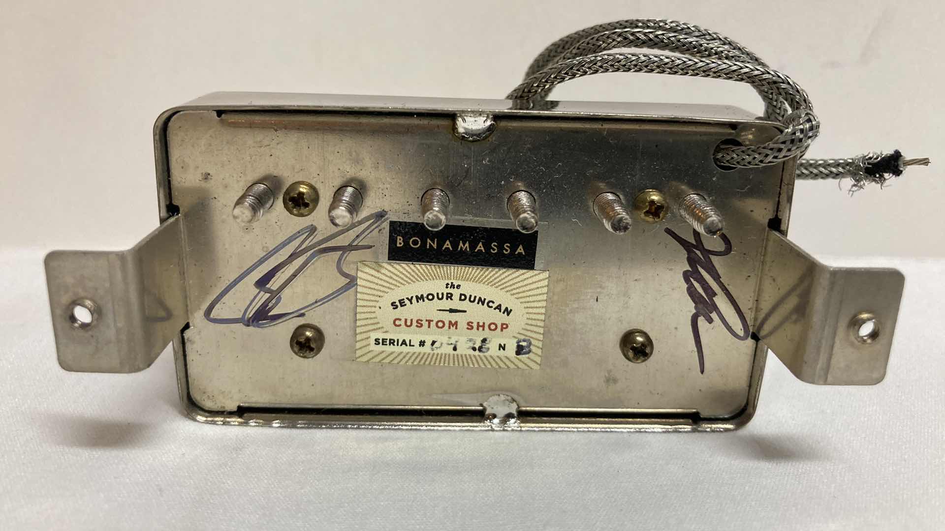 Photo 1 of SEYMOUR DUNCAN CUSTOM SHOP HUMBUCKER BONAMASSA AUTOGRAPHED BY JOE BONAMASSA SERIAL # 0428