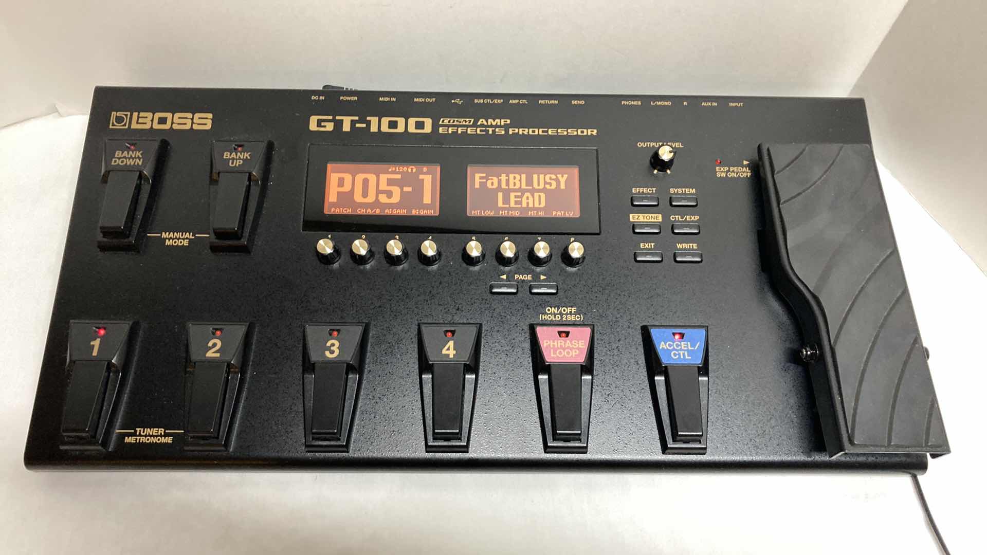 Photo 1 of BOSS COSM AMP EFFECTS PROCESSOR MODEL GT-100