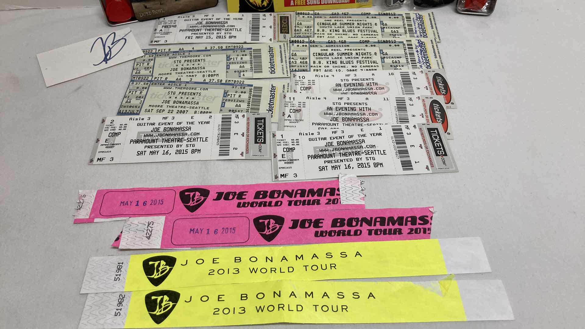 Photo 1 of JOE BONAMASSA MERCHANDISE & MEMORABILIA