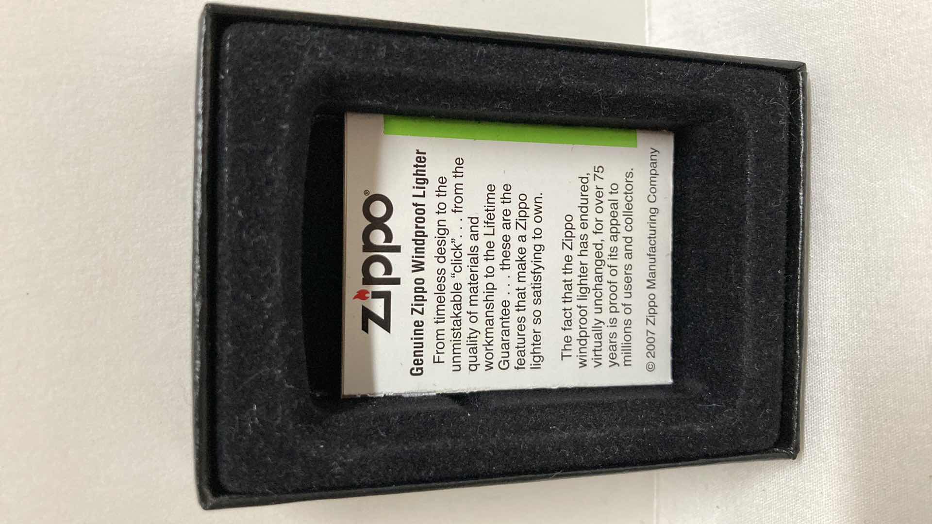 Photo 1 of NEW ZIPPO JOE BONAMASSA MATTE BLACK JB LIGHTER