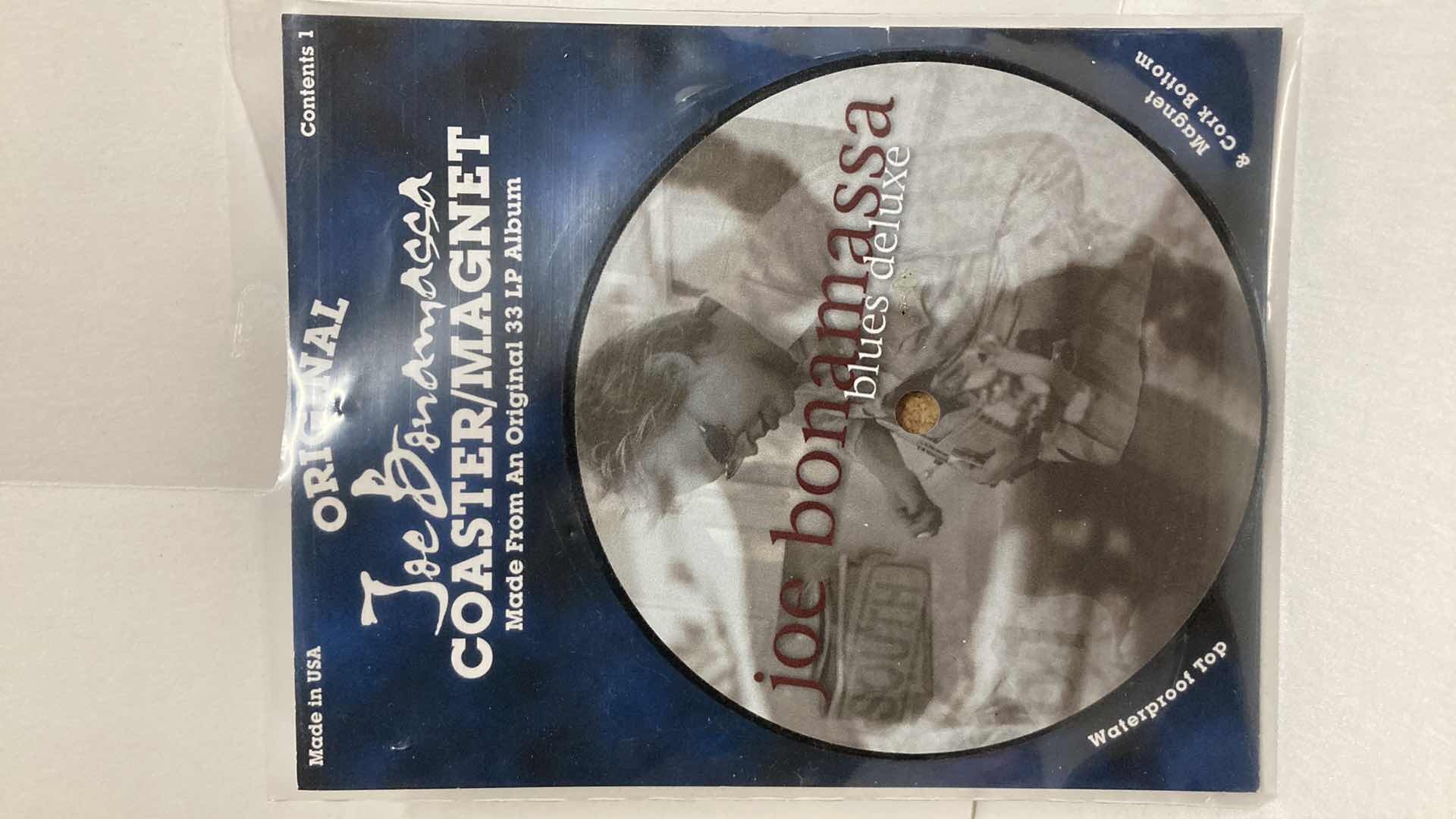 Photo 5 of NEW JOE BONAMASSA METAL PINS (3) & NEW JOE BONAMASSA COASTER MAGNETS (2)