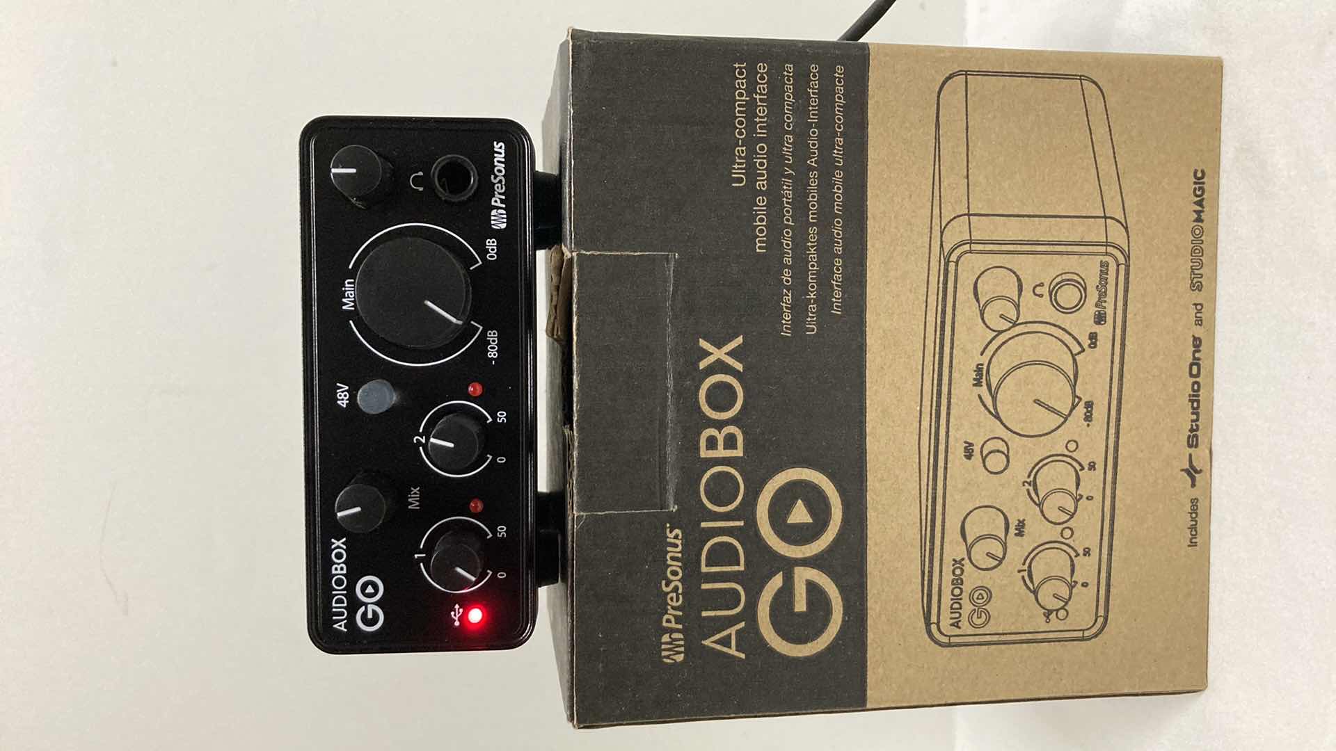 Photo 1 of PRESONUS AUDIOBOX GO ULTRA COMPACT MOBILE AUDIO INTERFACE