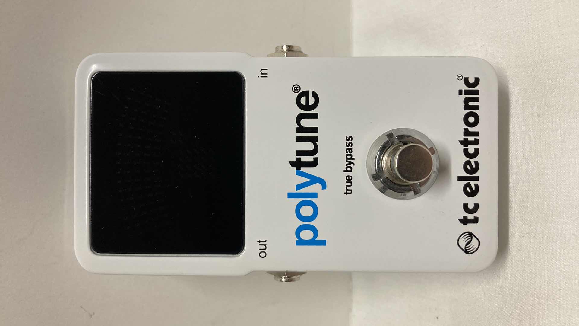 Photo 1 of TC ELECTRONIC POLY TUNE CHROMATIC TUNER TRUE BYPASS