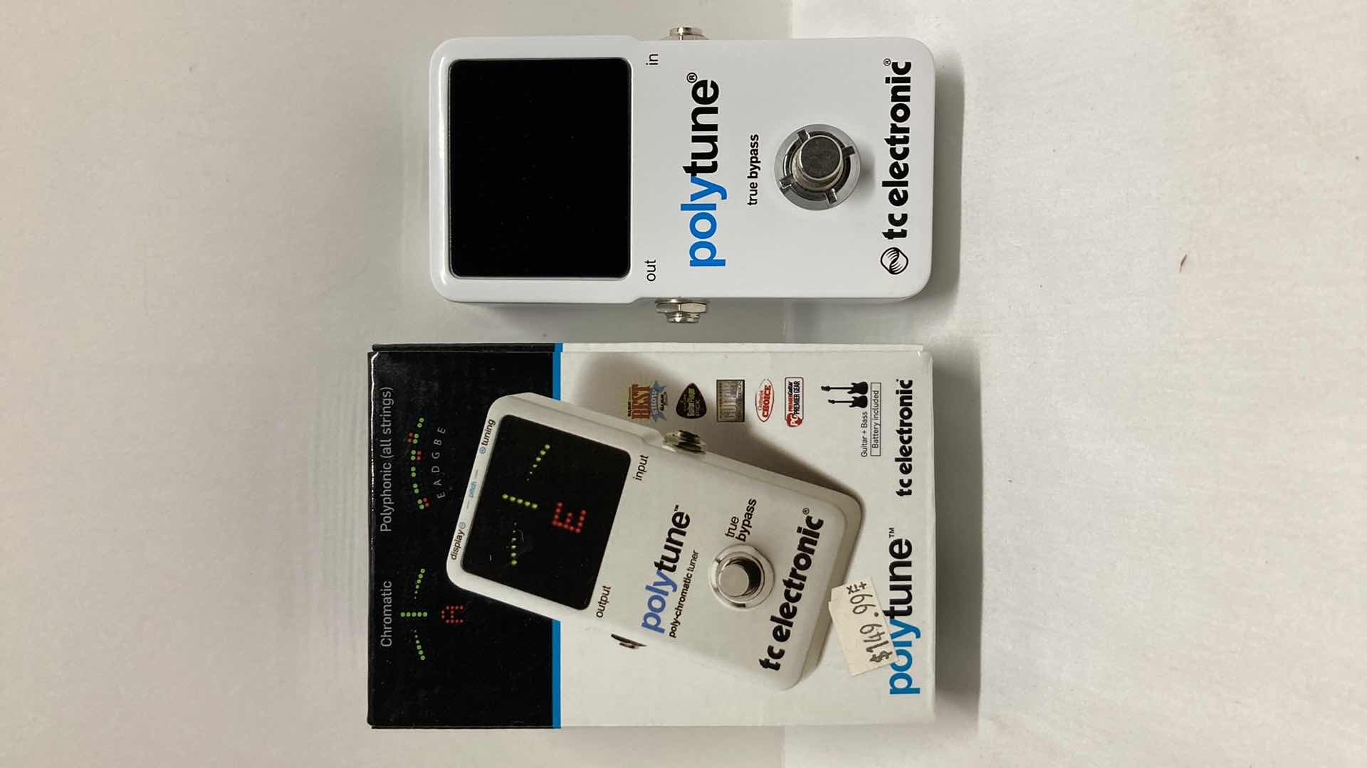 Photo 1 of TC ELECTRONIC POLY TUNE CHROMATIC TUNER TRUE BYPASS