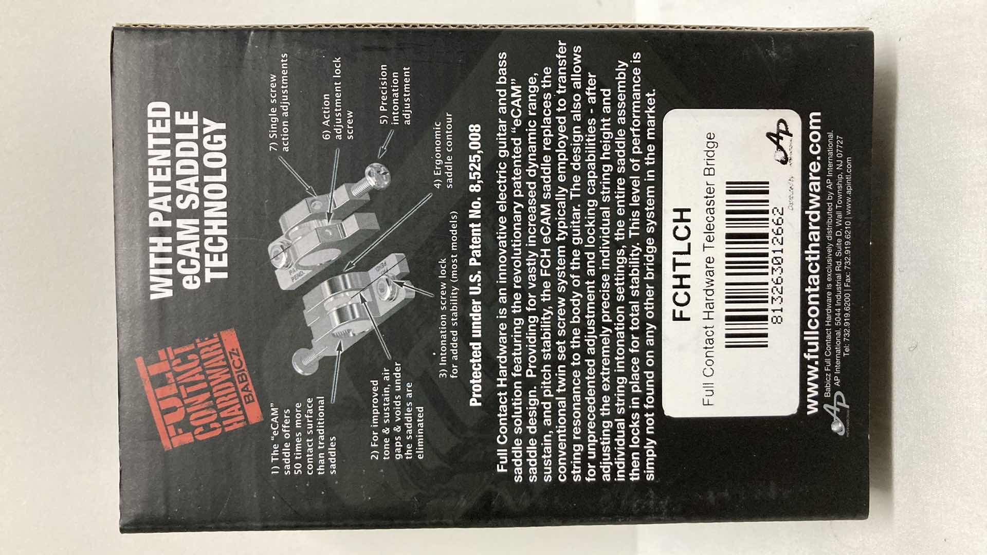 Photo 1 of NEW BABICZ FULL CONTACT HARDWARE TELECASTER BRIDGE ORIGINAL SERIES