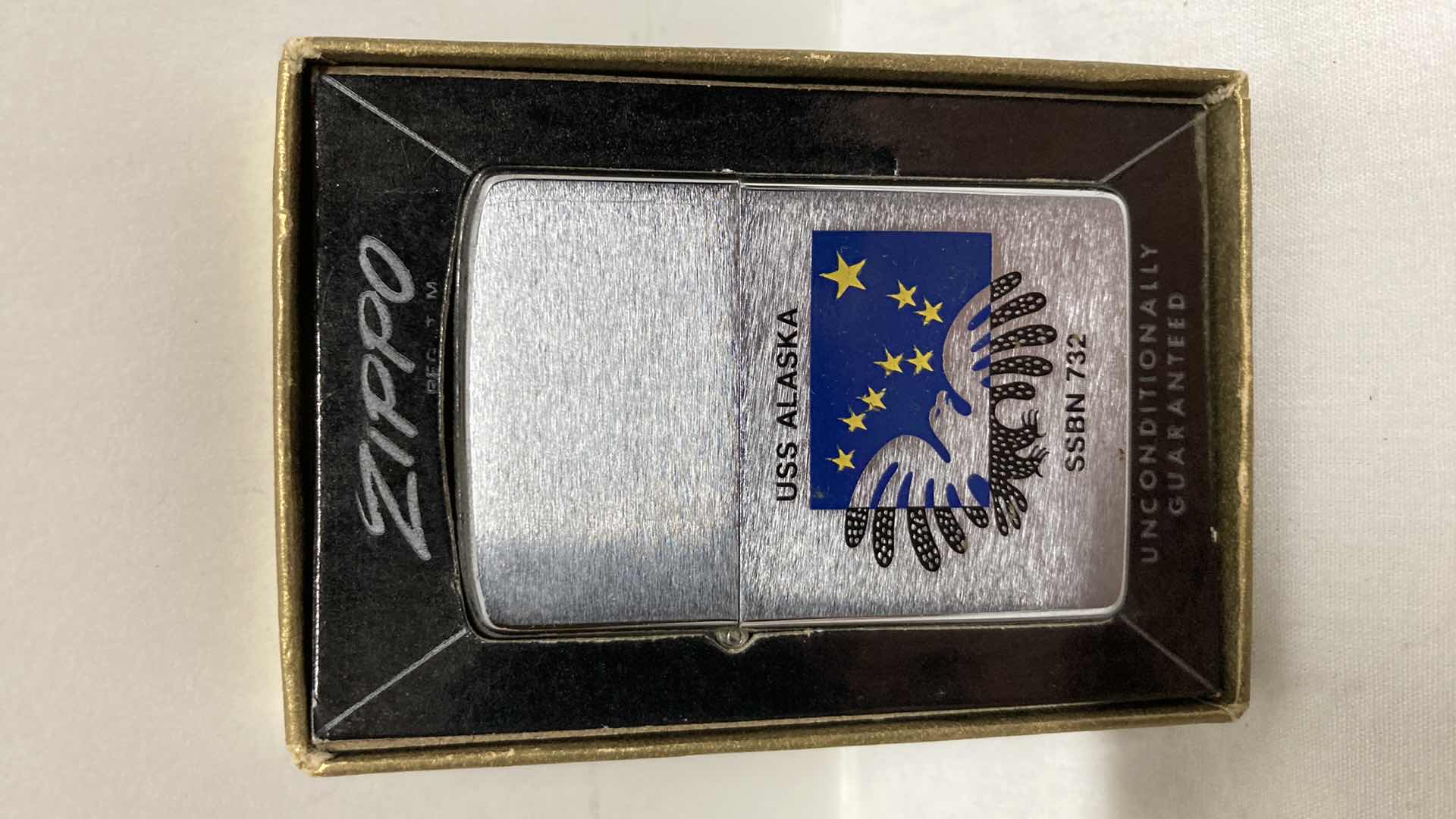 Photo 1 of ZIPPO USS ALASKA SSBN 732 LIGHTER