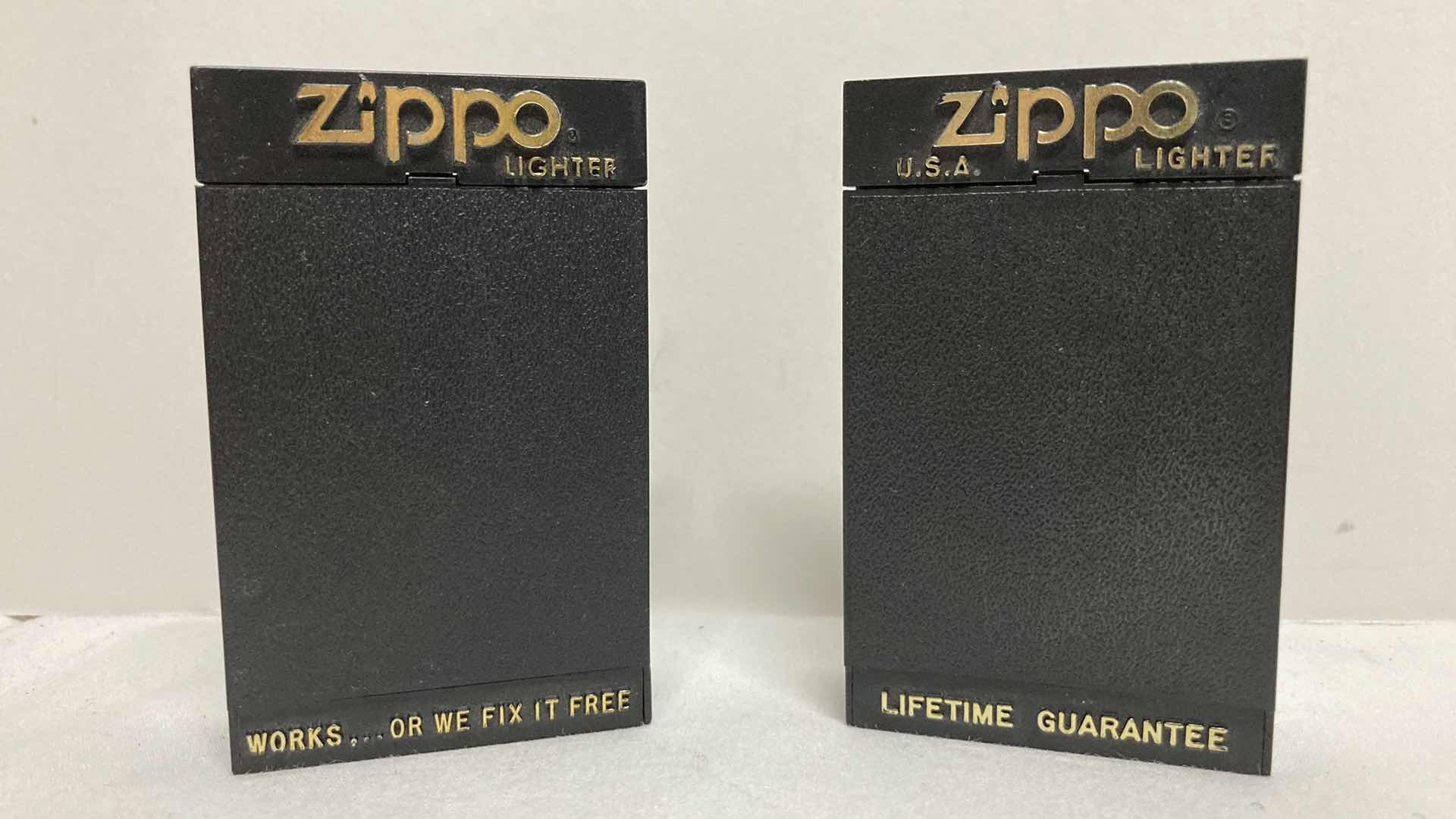 Photo 1 of ZIPPO WALKER MCDONALD LIGHER & ZIPPO WESTERN UTILITIES SUPPLY COMPANY LIGHTER W CASES