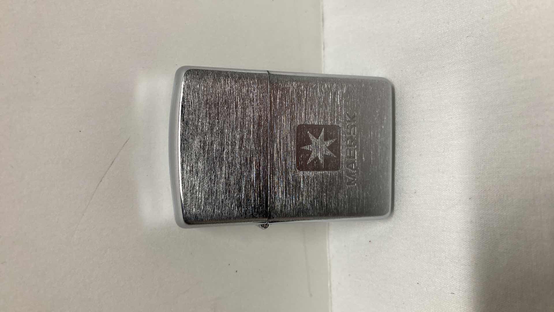 Photo 1 of ZIPPO SNAP ON LIGHTER W CASE & ZIPPO MAERSK LIGHTER