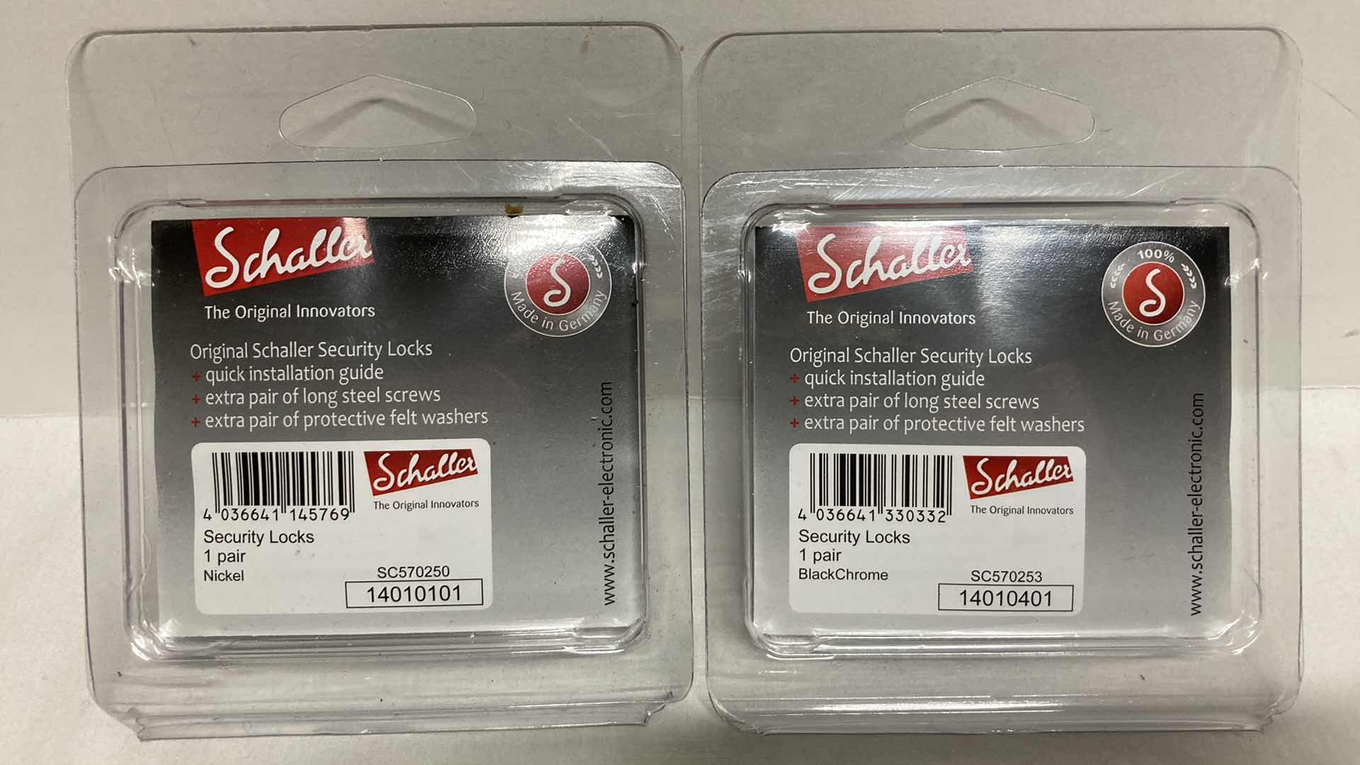 Photo 1 of NEW SCHALLER SECURITY STRAP LOCKS (2) W NEW ALL PARTS KNOBS & JACK SWITCHCRAFTS (7)