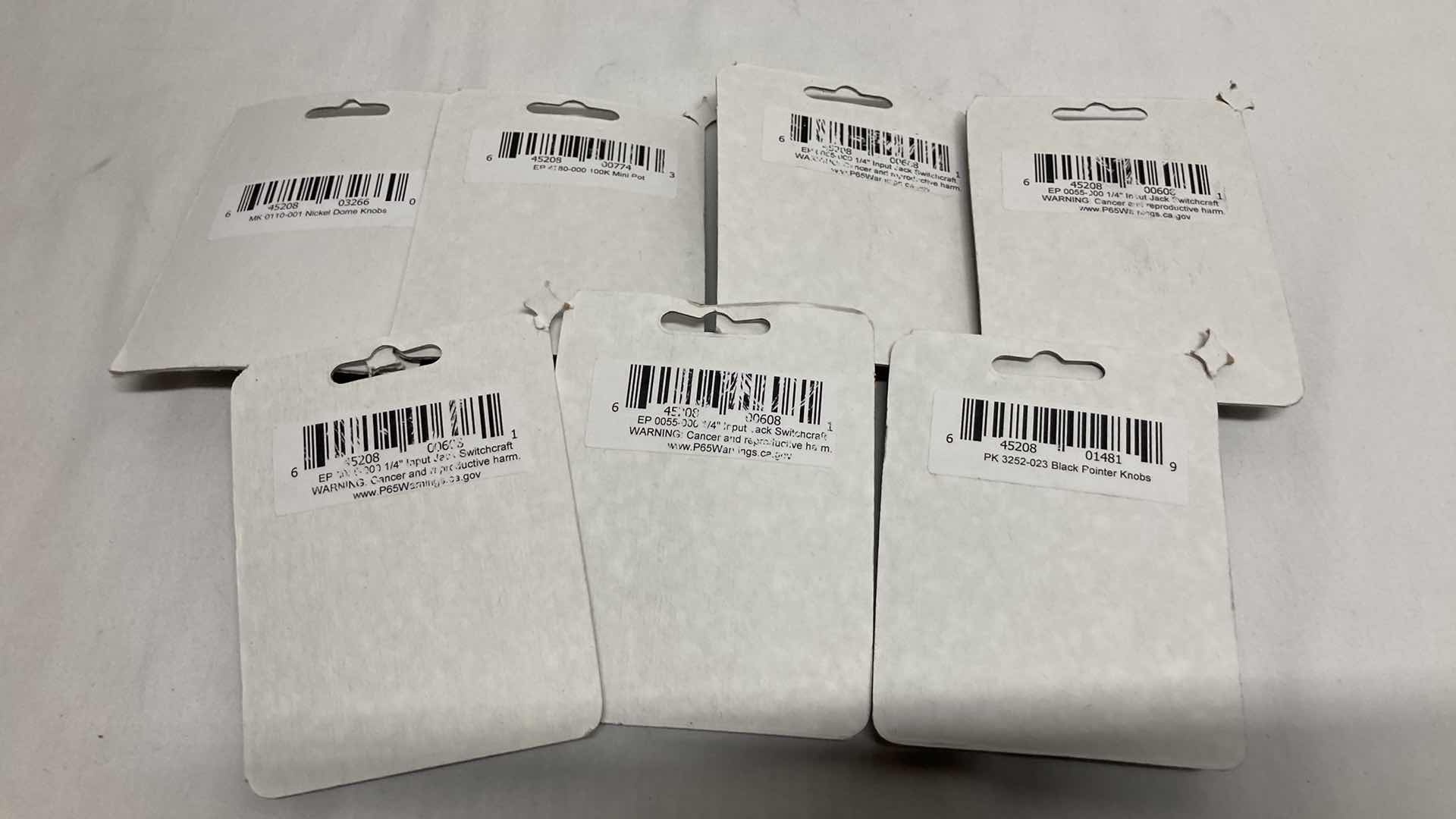 Photo 1 of NEW SCHALLER SECURITY STRAP LOCKS (2) W NEW ALL PARTS KNOBS & JACK SWITCHCRAFTS (7)