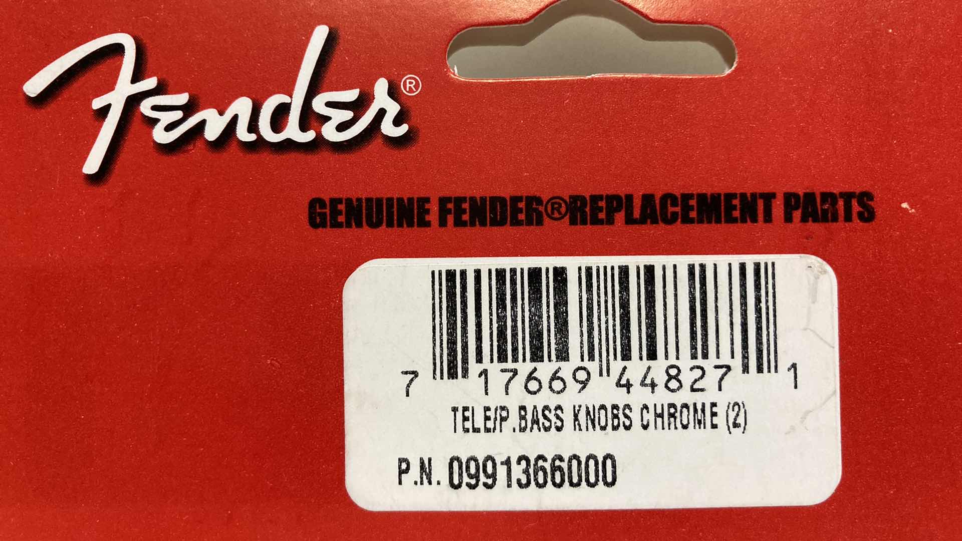 Photo 1 of NEW FENDER TELE/P.BRASS CHROME KNOBS (4)