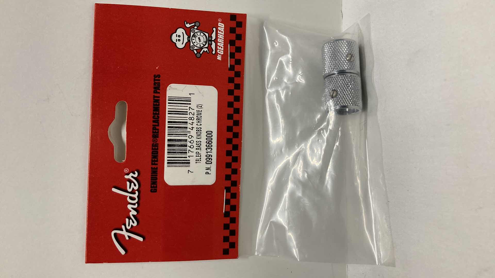 Photo 1 of NEW FENDER TELE/P.BRASS CHROME KNOBS (4)