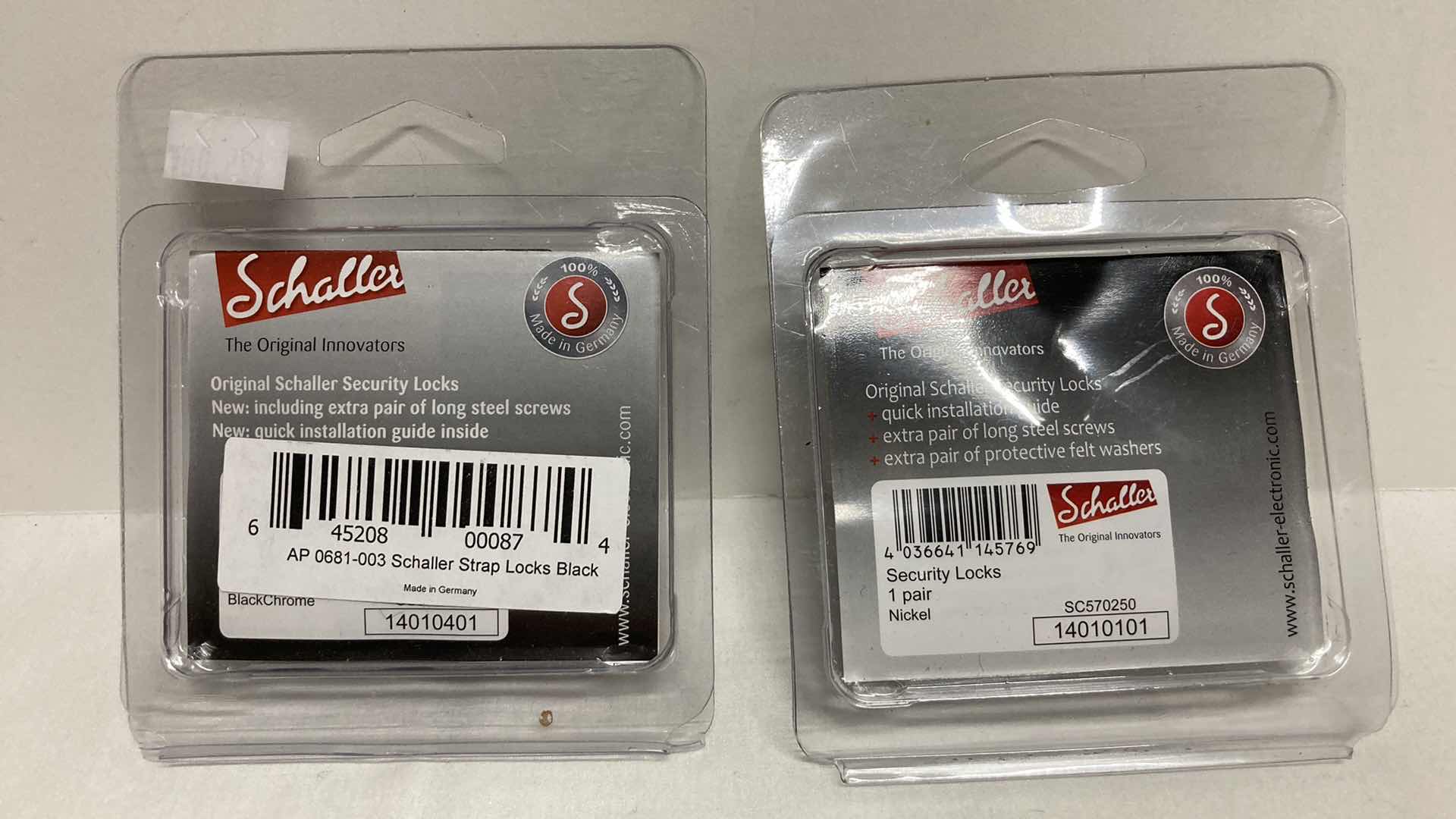Photo 1 of NEW SCHALLER SECURITY STRAP LOCKS (2) W NEW ALL PARTS STRAP LOCKS
