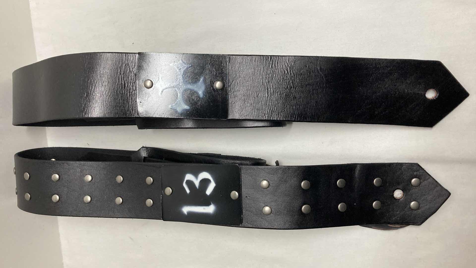 Photo 1 of HNJ LEATHER GUITAR STRAPS (2)