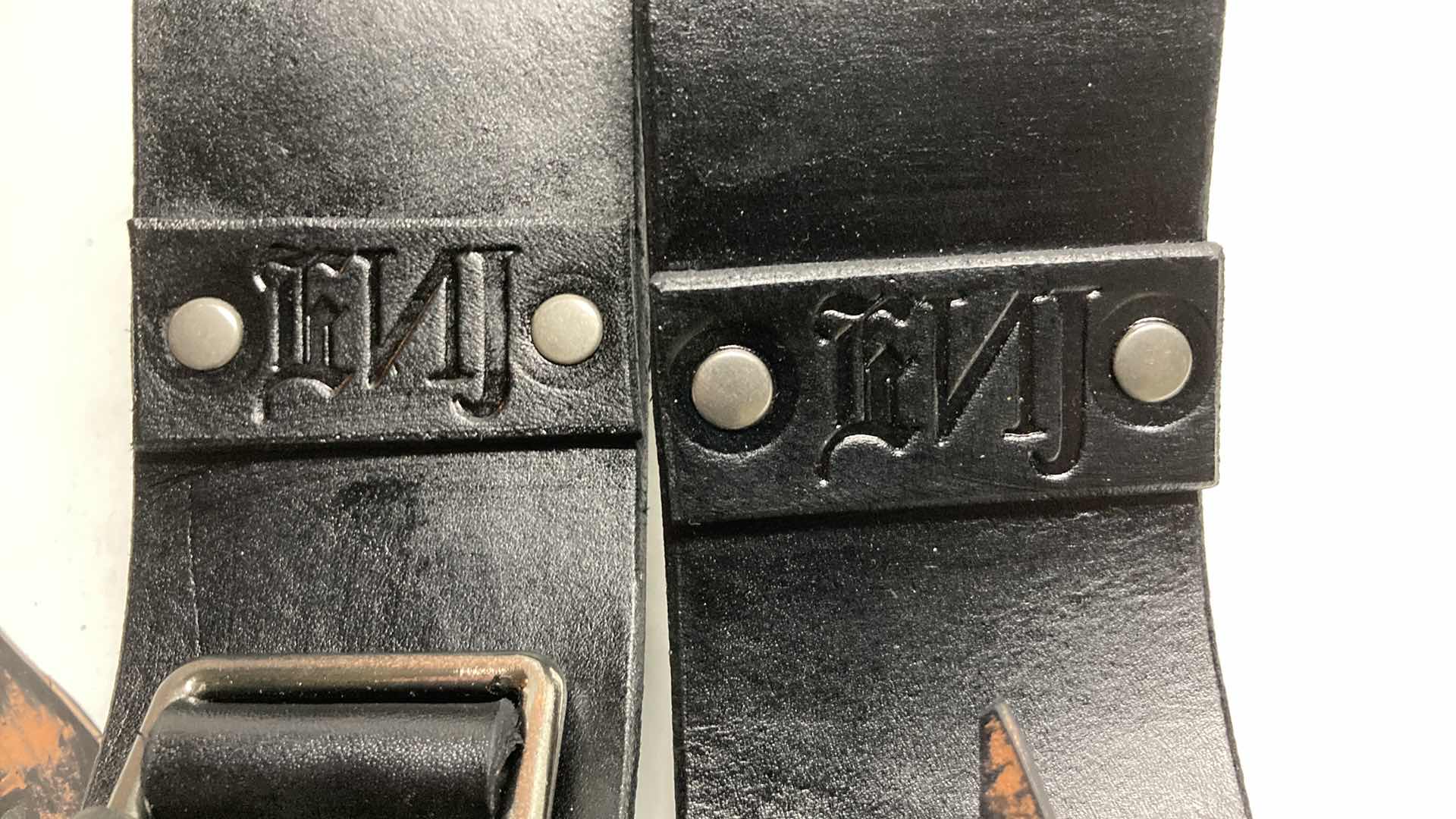 Photo 1 of HNJ LEATHER GUITAR STRAPS (2)