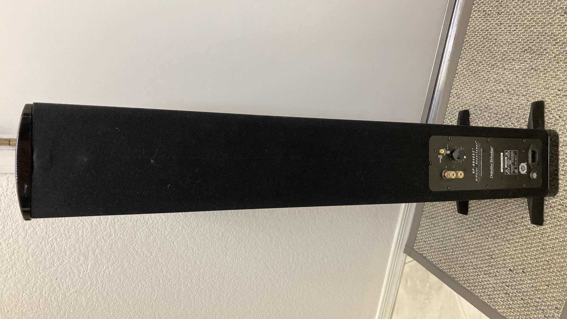 Photo 1 of DEFINITIVE TECHNOLOGY BIPOLAR SUPER TOWER W POWERED SUBWOOFER MODEL BP-8040ST