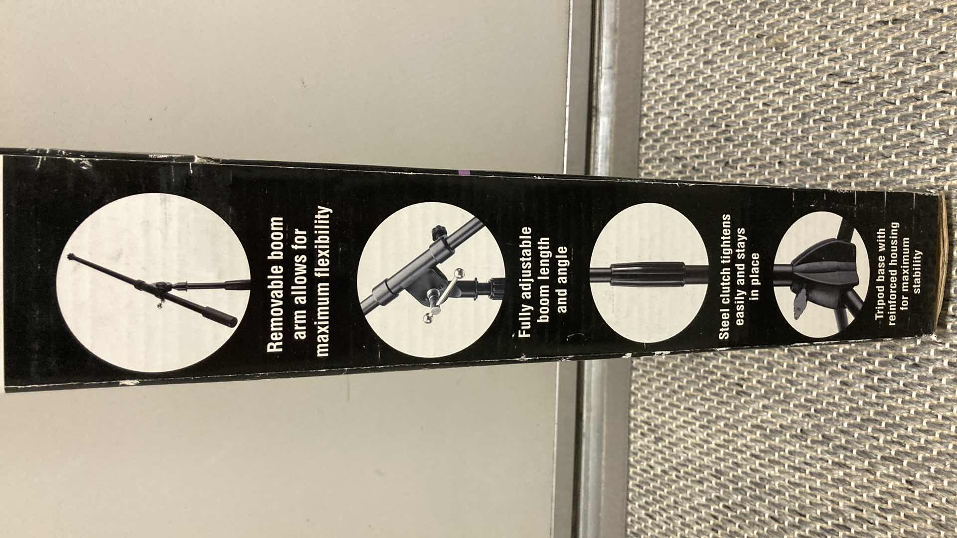 Photo 1 of PROLINE MICROPHONE BOOM TRIPOD STAND MODEL MS220CR