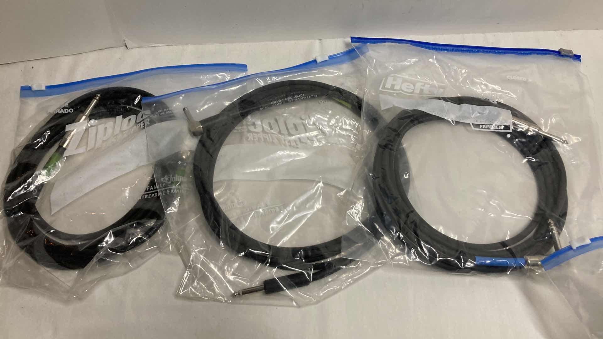 Photo 1 of GUITAR AMP CABLES VARIOUS BRANDS & LENGTHS (10)