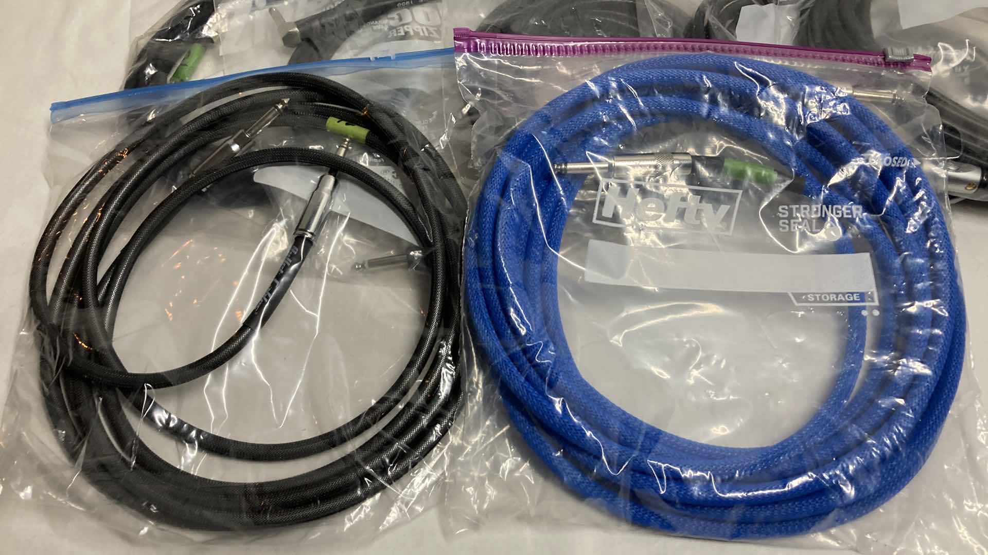 Photo 1 of GUITAR AMP CABLES VARIOUS BRANDS & LENGTHS (10)