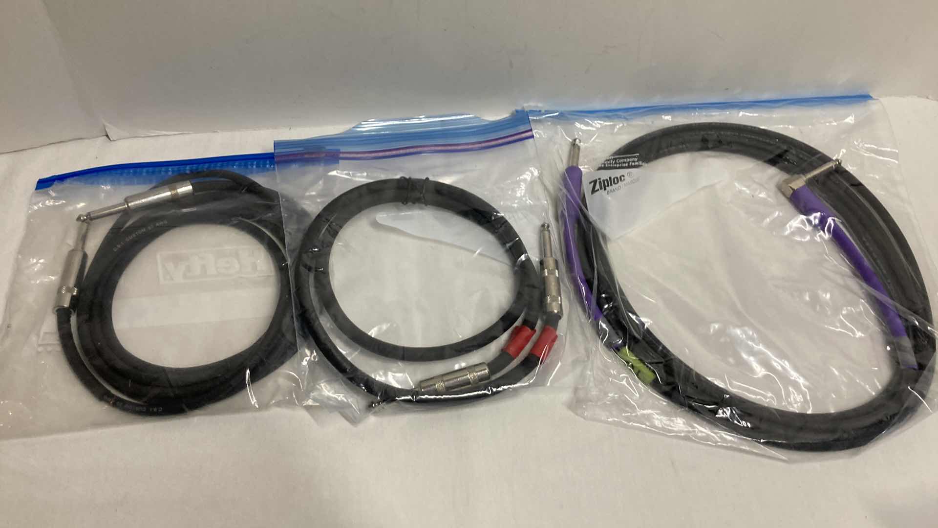 Photo 1 of GUITAR AMP CABLES VARIOUS BRANDS & LENGTHS (10)