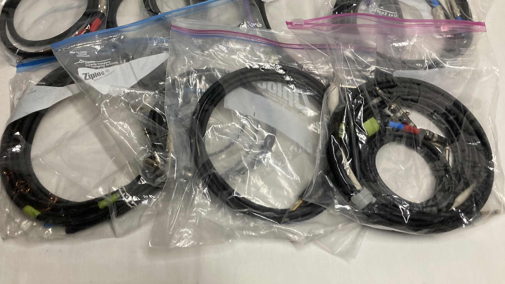 Photo 1 of GUITAR AMP CABLES VARIOUS BRANDS & LENGTHS (10)