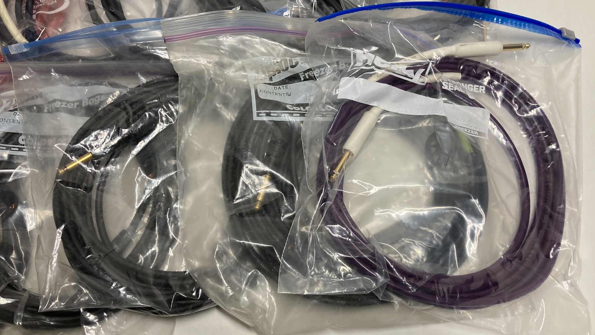 Photo 2 of GUITAR AMP CABLES VARIOUS BRANDS & LENGTHS (10)