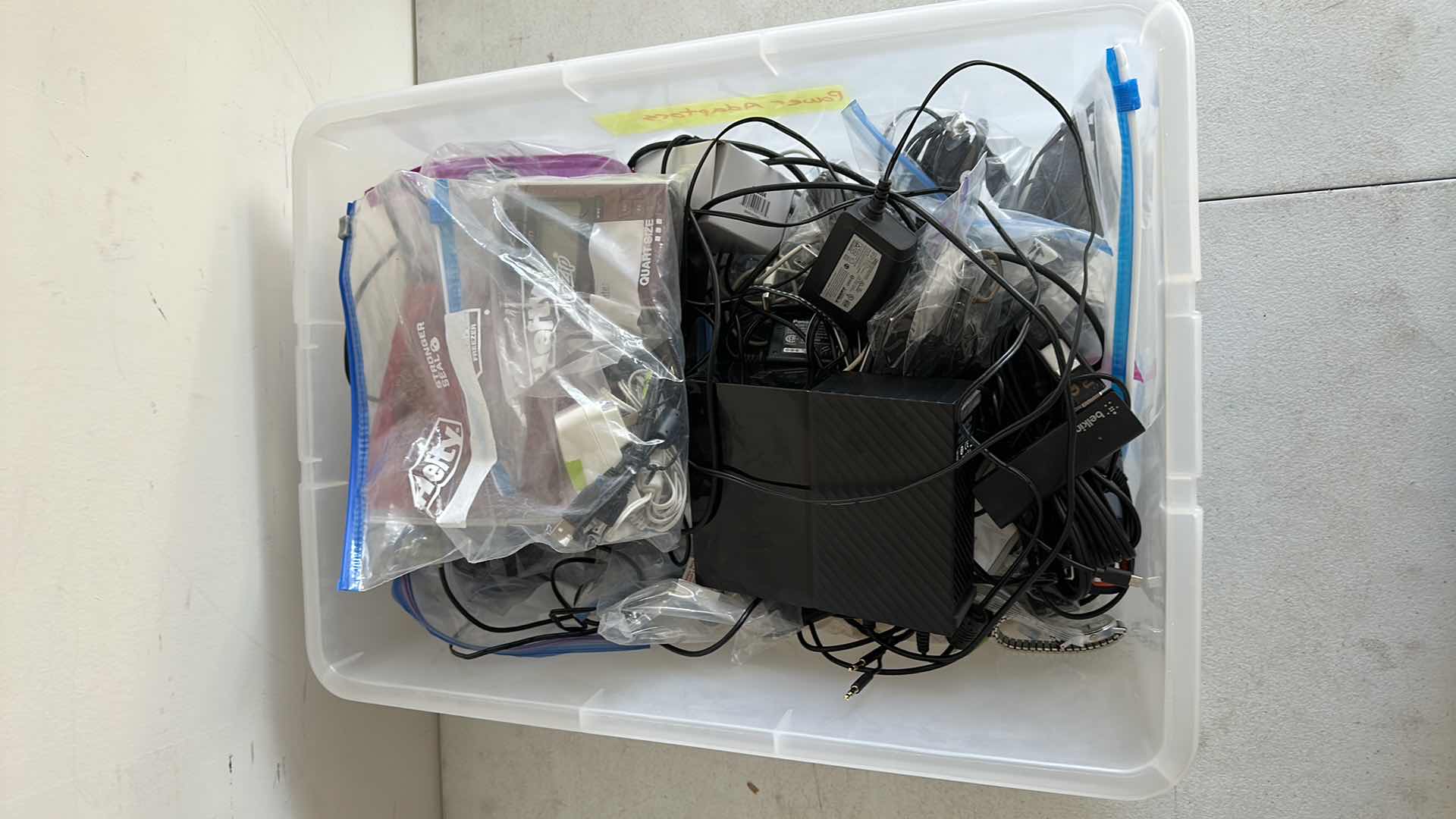 Photo 1 of BOX OF POWER ADAPTERS