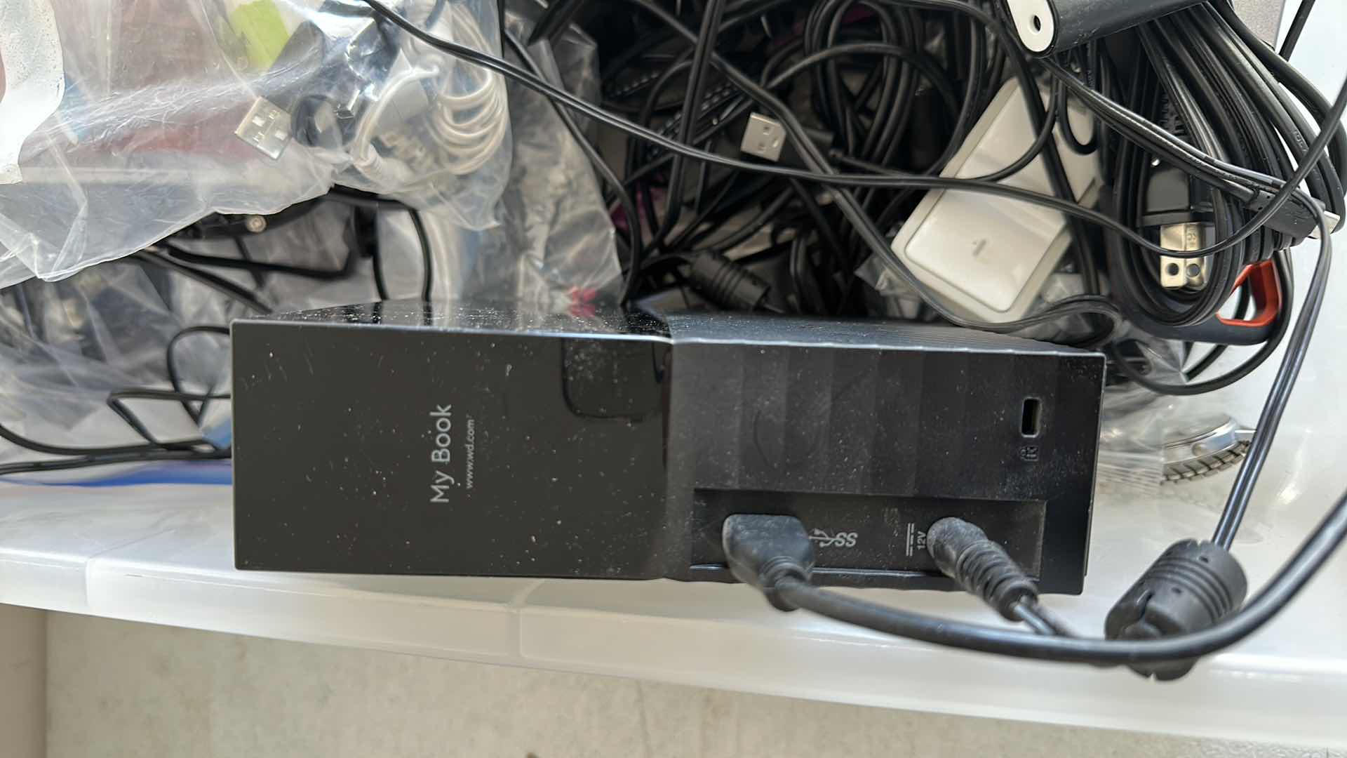 Photo 1 of BOX OF POWER ADAPTERS