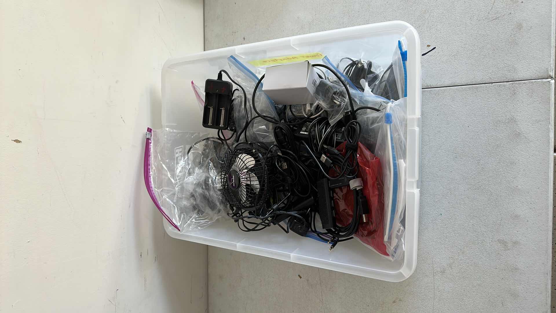 Photo 1 of BOX OF POWER ADAPTERS