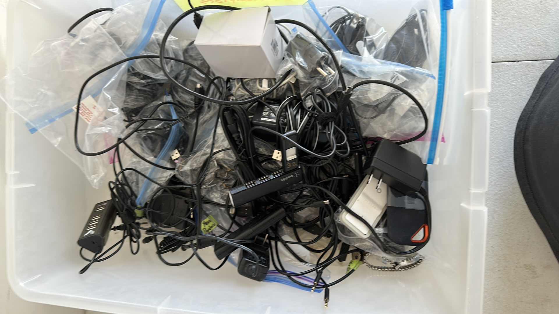 Photo 1 of BOX OF POWER ADAPTERS