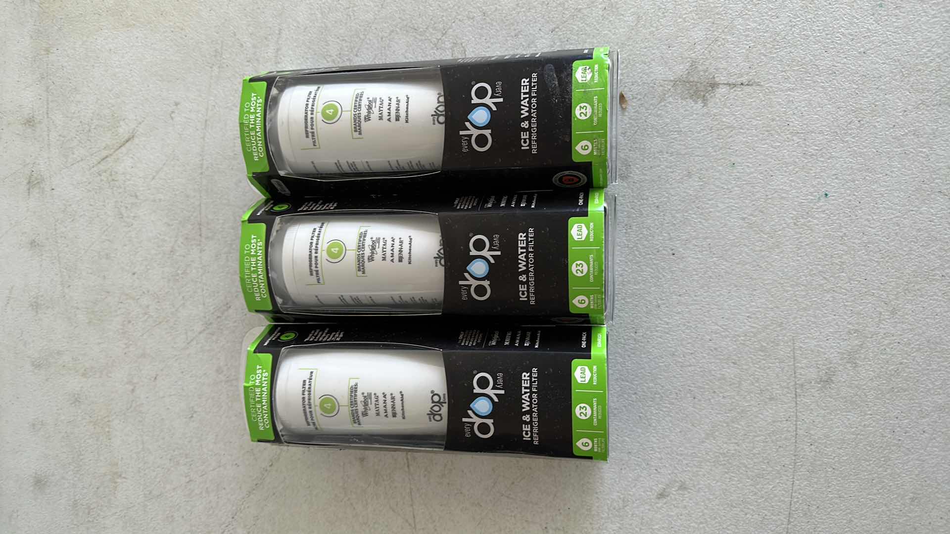 Photo 1 of THREE DROP WATER FILTERS