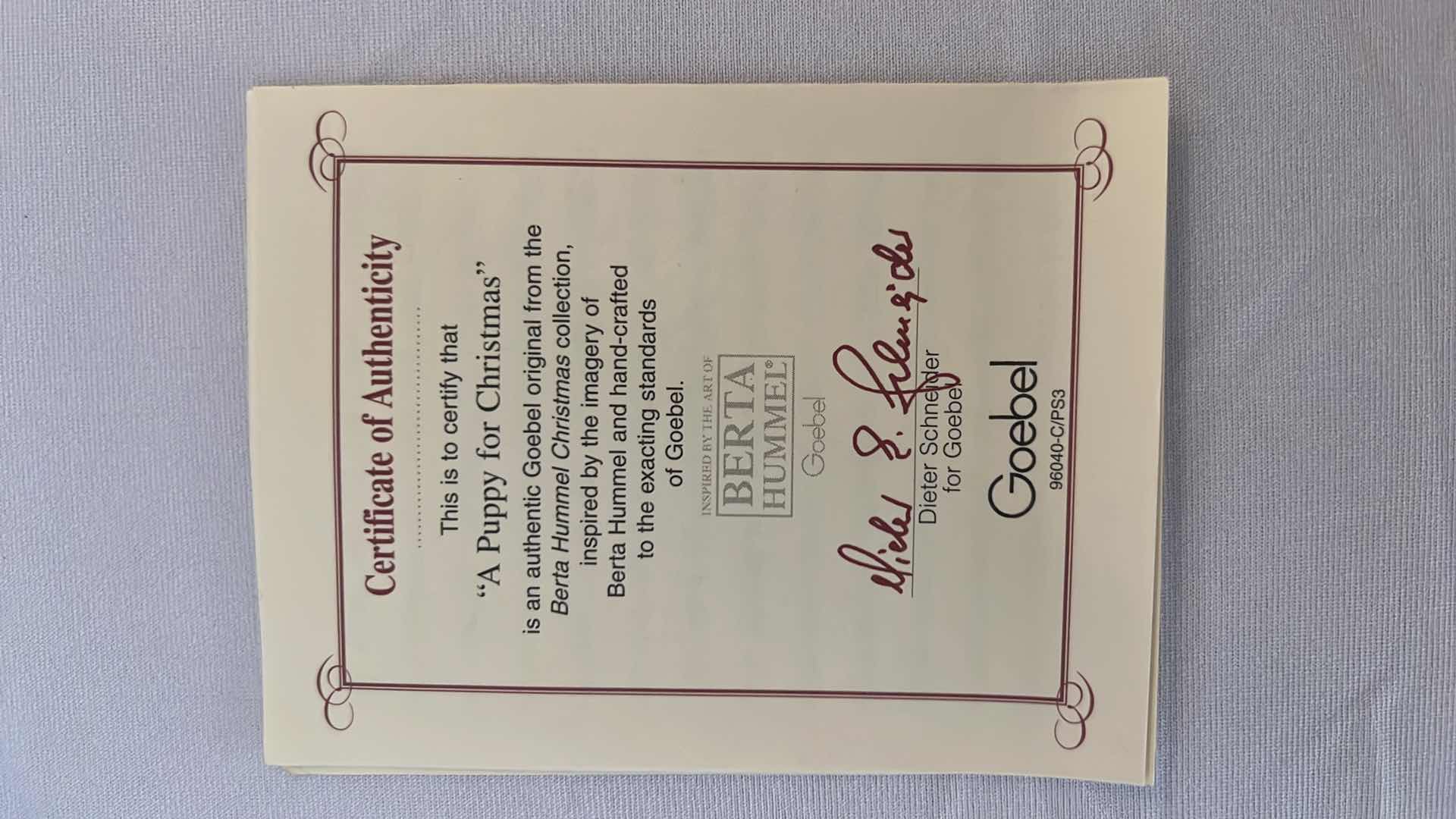 Photo 1 of 12-ASHTON-DRAKE STUDIO COLLECTORS HUMMEL CHRISTMAS ORNAMENTS W COA’S