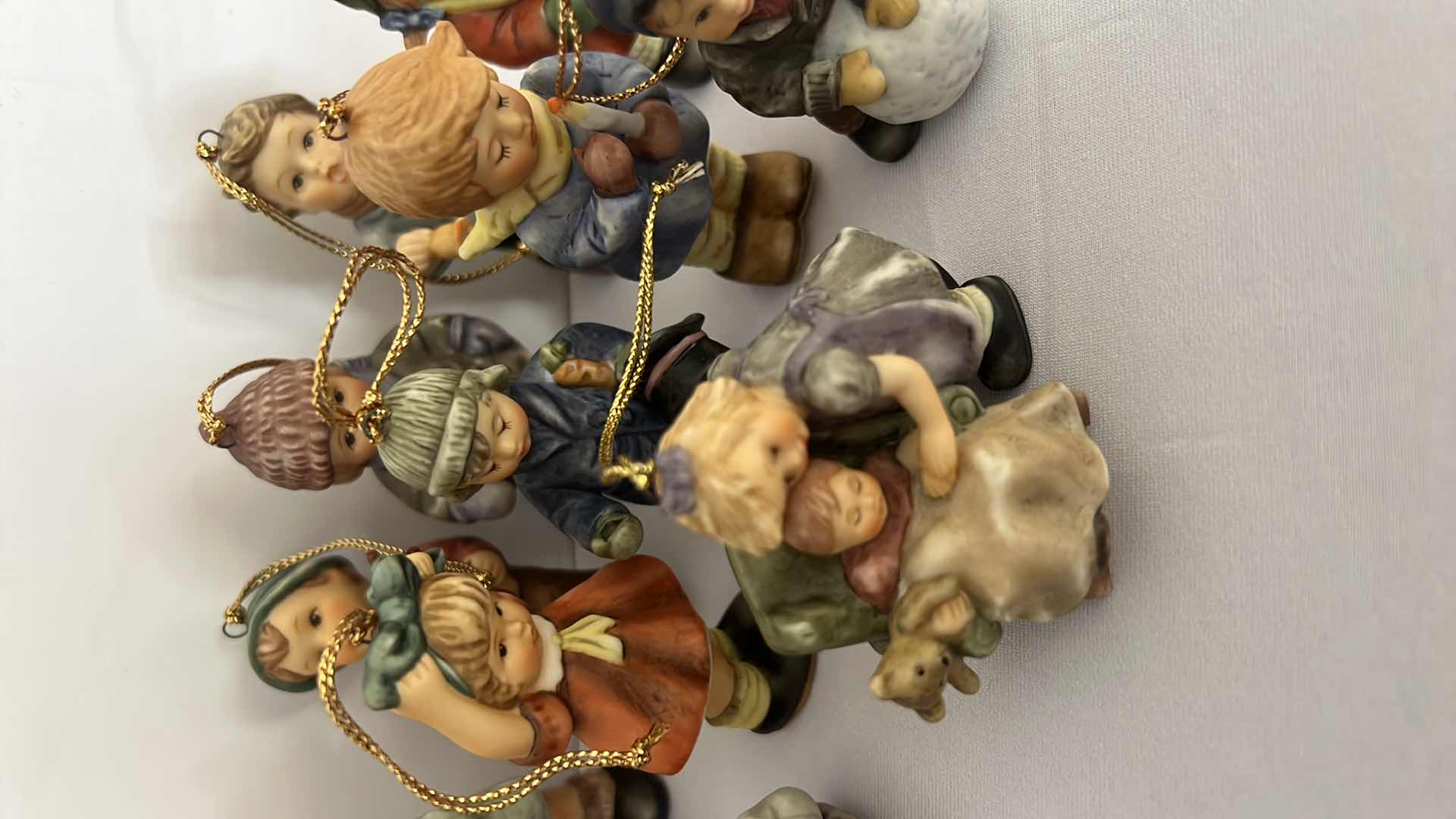 Photo 1 of 12-ASHTON DRAKE STUDIO COLLECTORS HUMMEL CHRISTMAS ORNAMENTS W COA’S