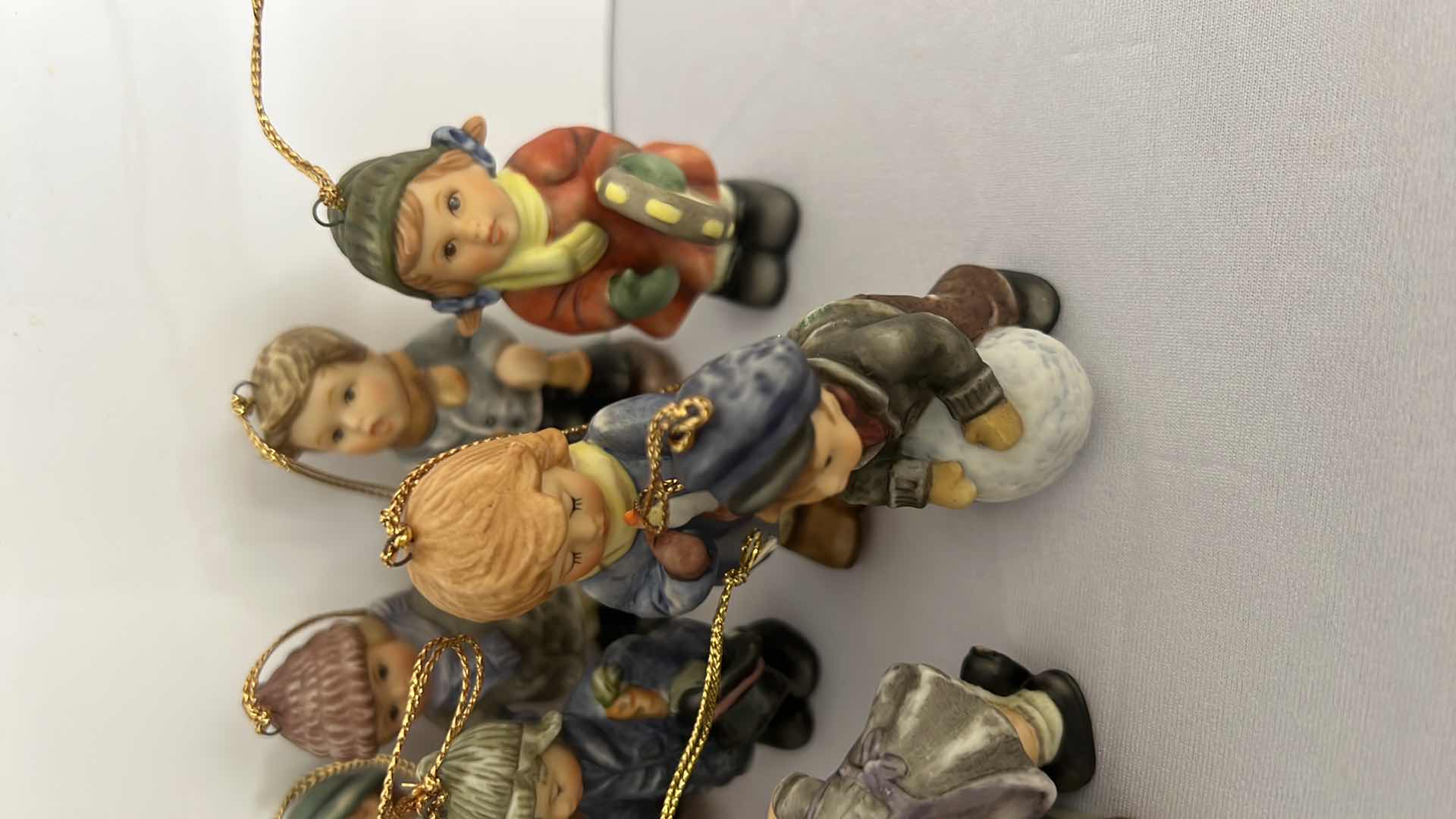 Photo 1 of 12-ASHTON DRAKE STUDIO COLLECTORS HUMMEL CHRISTMAS ORNAMENTS W COA’S