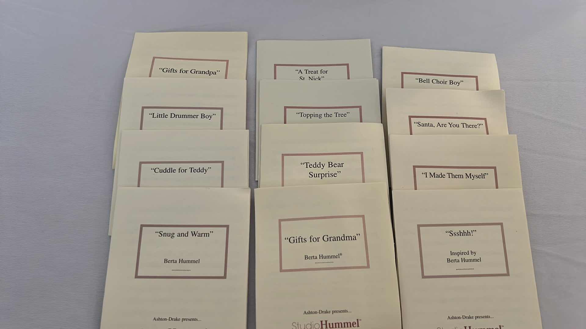 Photo 1 of 12-ASHTON-DRAKE STUDIO COLLECTORS HUMMEL CHRISTMAS ORNAMENTS W COA’S