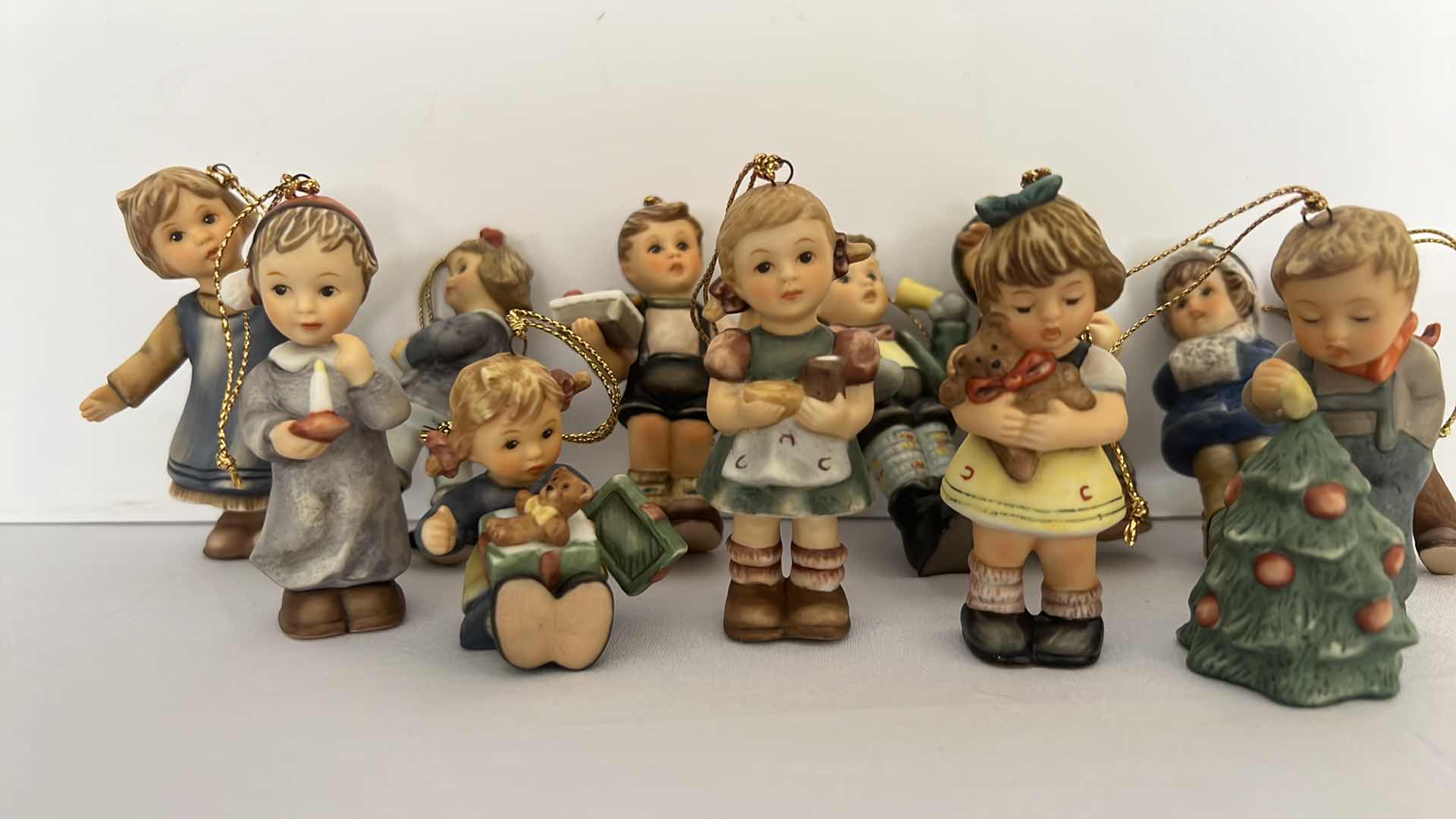 Photo 1 of 12-ASHTON-DRAKE STUDIO COLLECTORS HUMMEL CHRISTMAS ORNAMENTS W COA’S