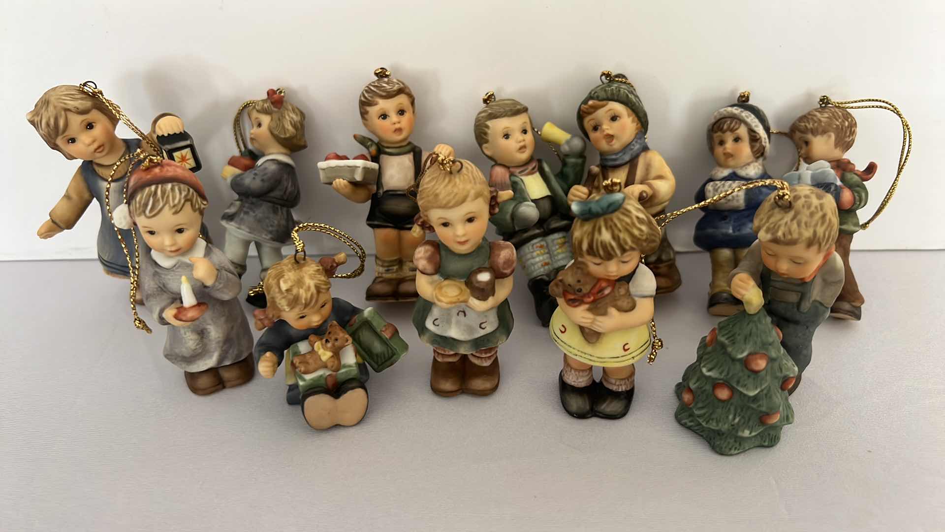 Photo 1 of 12-ASHTON-DRAKE STUDIO COLLECTORS HUMMEL CHRISTMAS ORNAMENTS W COA’S