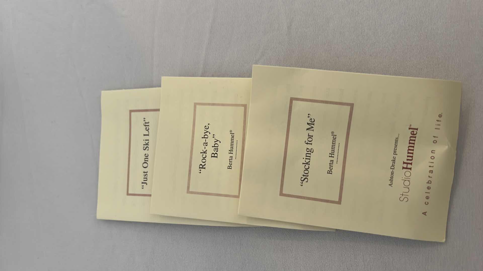 Photo 1 of 6-ASHTON-DRAKE STUDIO COLLECTORS HUMMEL CHRISTMAS ORNAMENTS W 3-COA’S