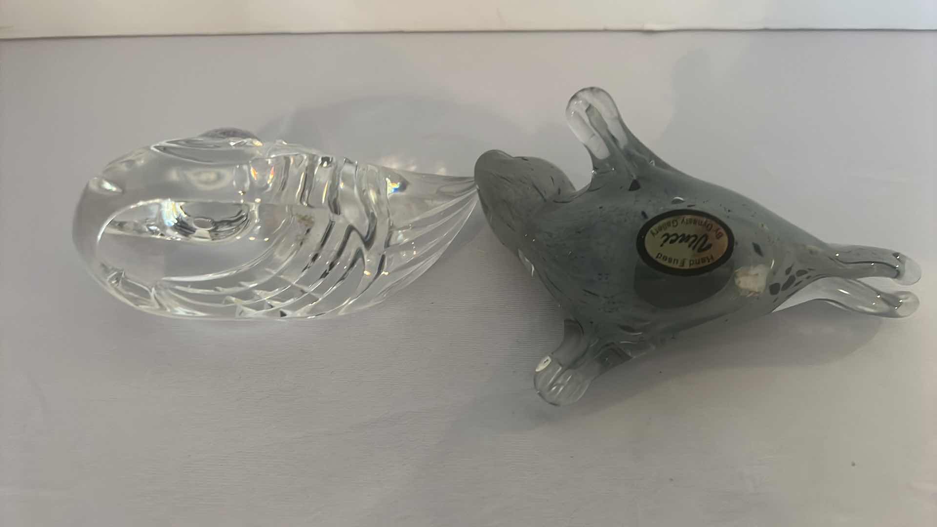 Photo 3 of 2-GLASS SCULPTURES (SEAL & DUCK)