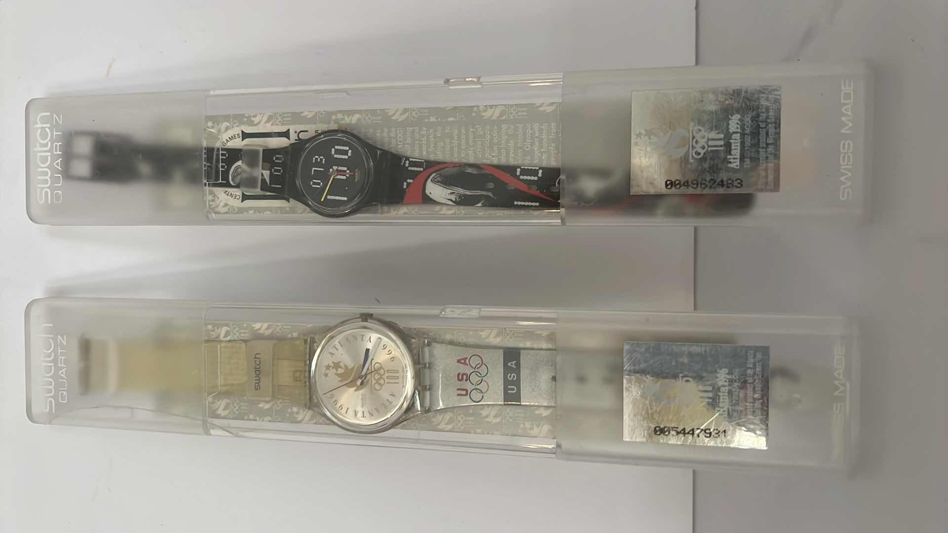 Photo 1 of 2-NEW SWATCH ATLANTA 1996 CENTENNIAL OLYMPIC GAMES WATCHES