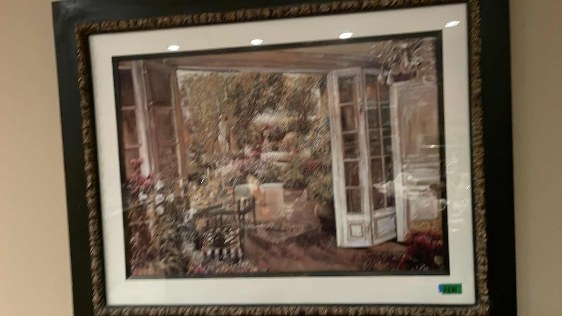 Photo 1 of ETHAN ALLEN FRAMED ARTWORK 55.5”x44”