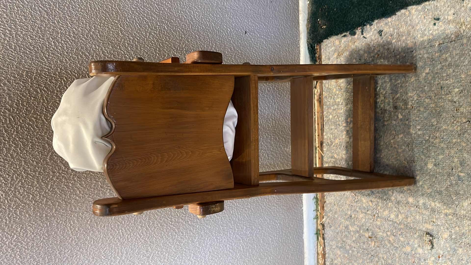 Photo 1 of VINTAGE BABY & WOODEN HIGH CHAIR 3’H