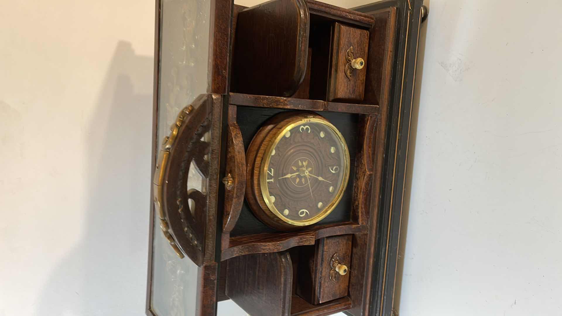 Photo 1 of CUSTOM CLOCK ORNATE JEWELRY BOX 17.5”x 7”x 12”