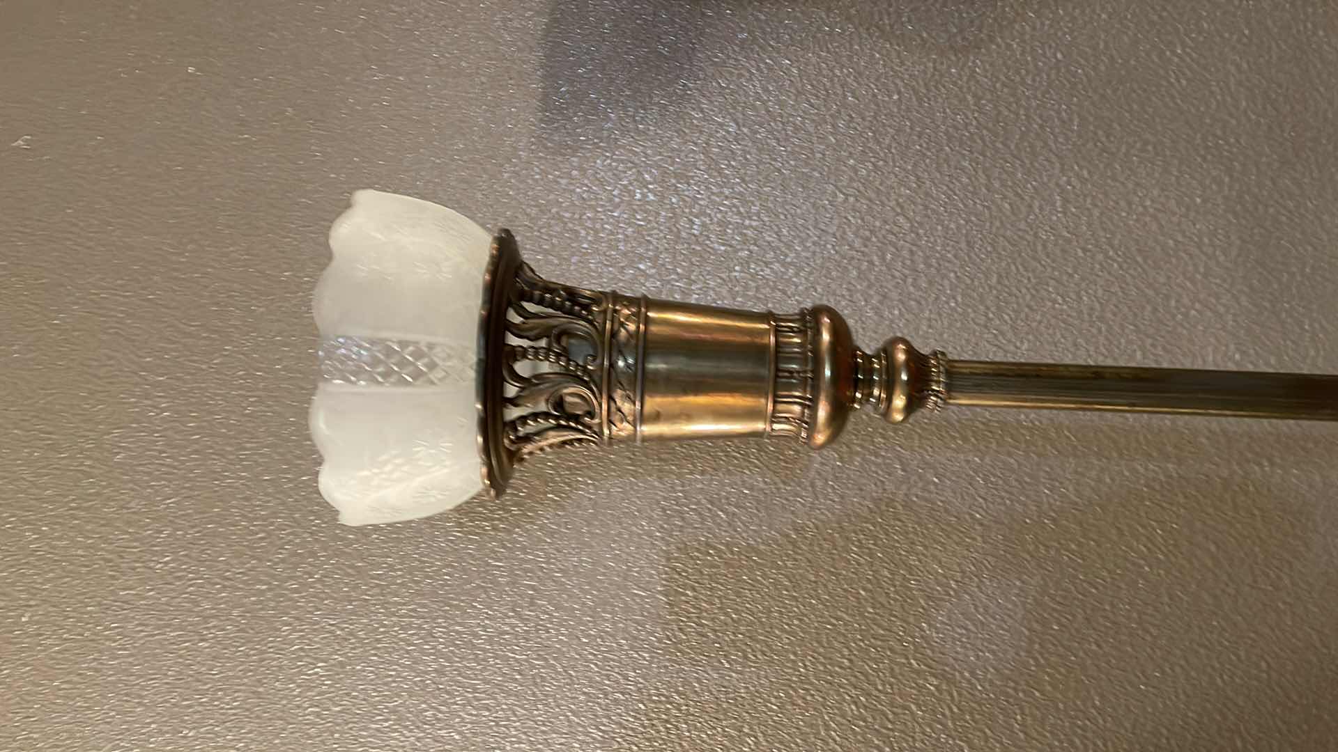 Photo 6 of ART DECO 1930’S TORCHIERE FLOOR LAMPS ALABASTER BASE