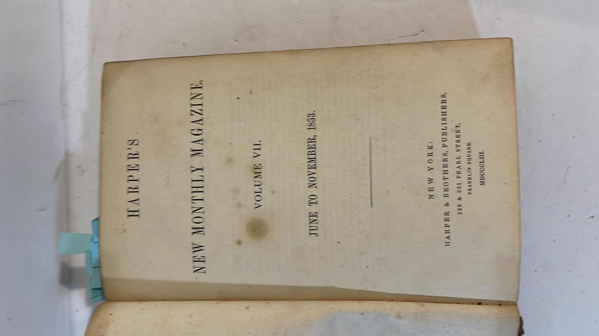 Photo 1 of HARPERS MAGAZINE