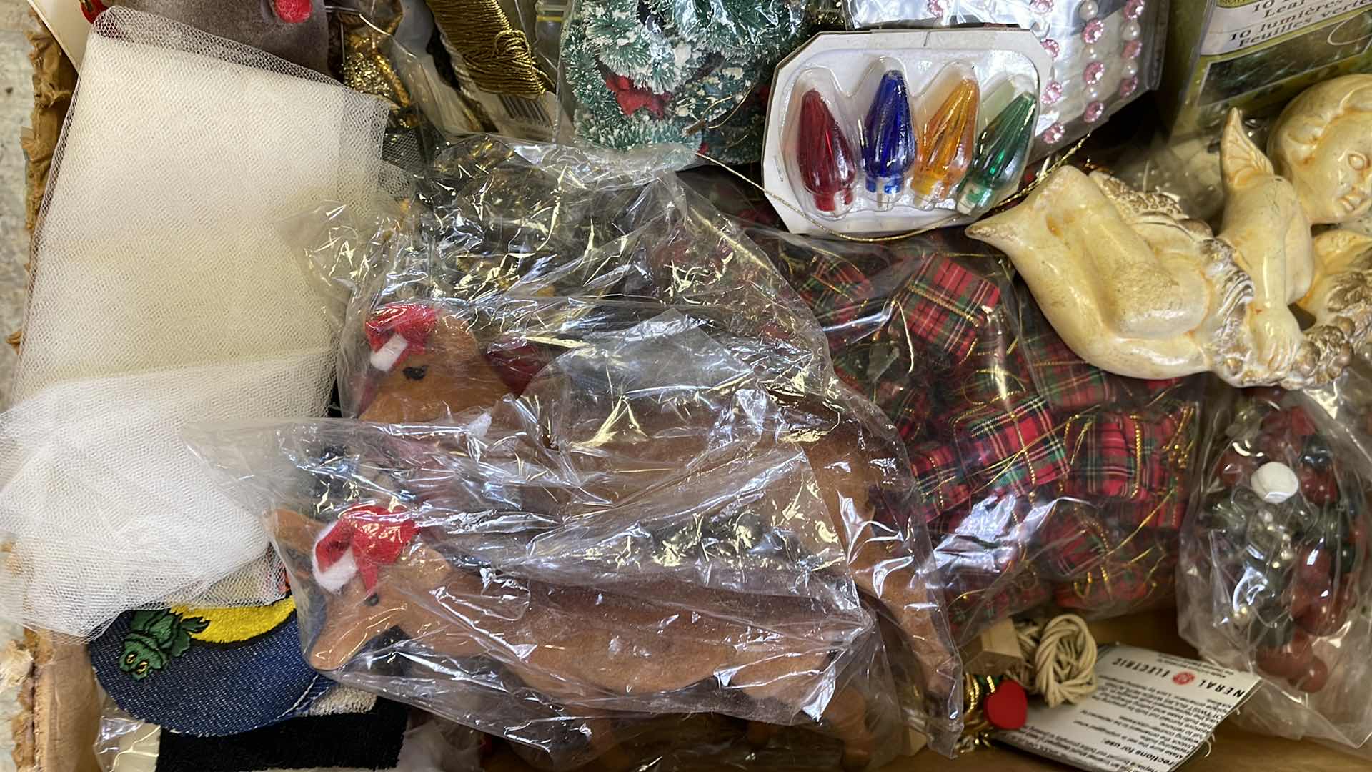 Photo 1 of CHRISTMAS CRAFTING ITEMS - LARGE LOT 
