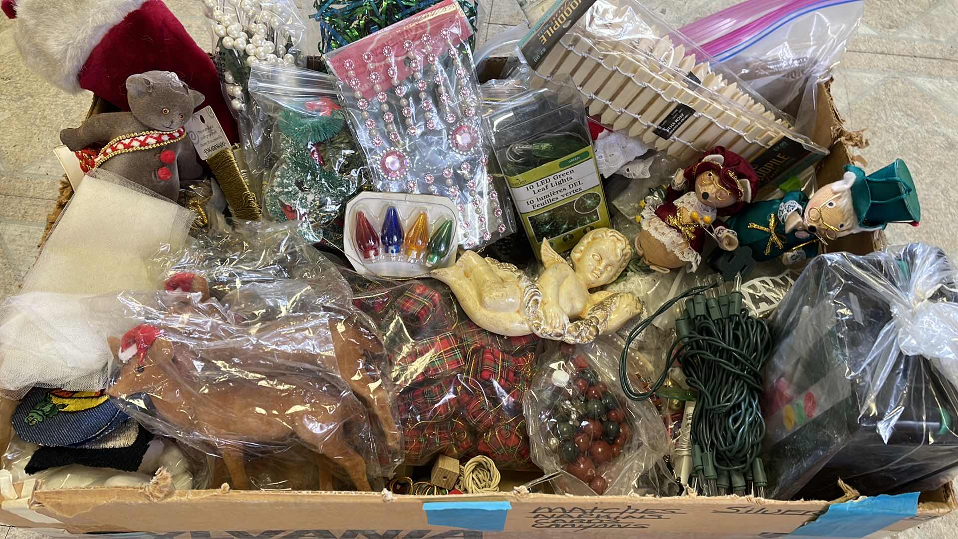 Photo 1 of CHRISTMAS CRAFTING ITEMS - LARGE LOT 