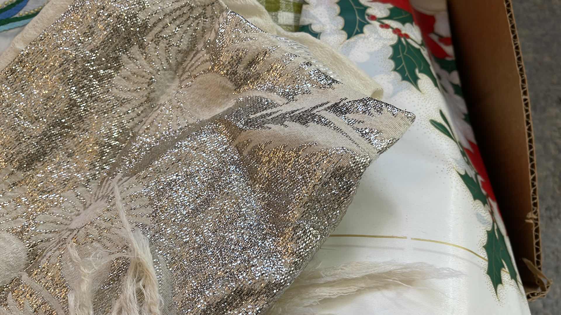 Photo 1 of VINTAGE TABLE CLOTHS, DOLLIES & MORE