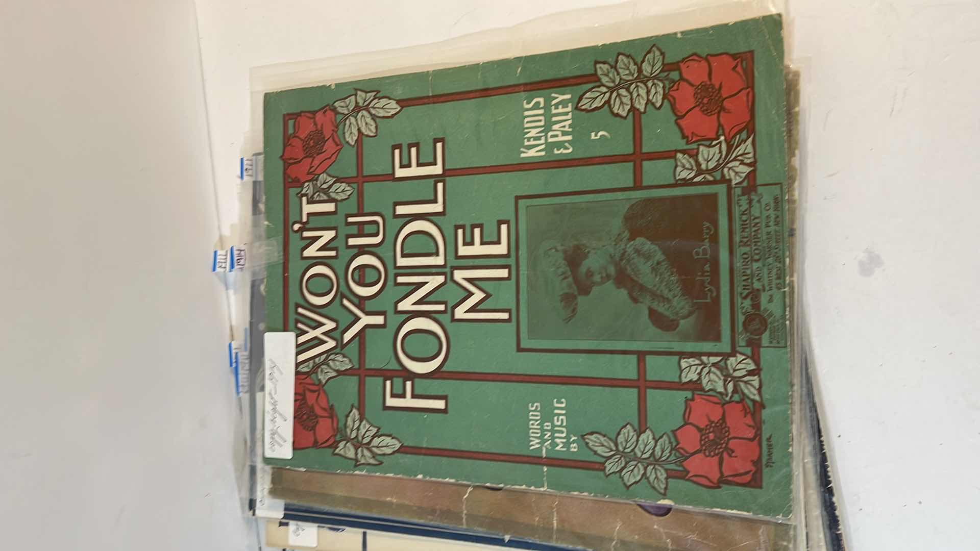 Photo 1 of ANTIQUE SHEET MUSIC - 15 SHEETS 